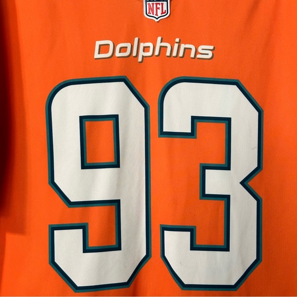 NFL Nike Suh Dolphins Color Rush Jersey XL – Winter Fan Gear - Picture 2 of 5
